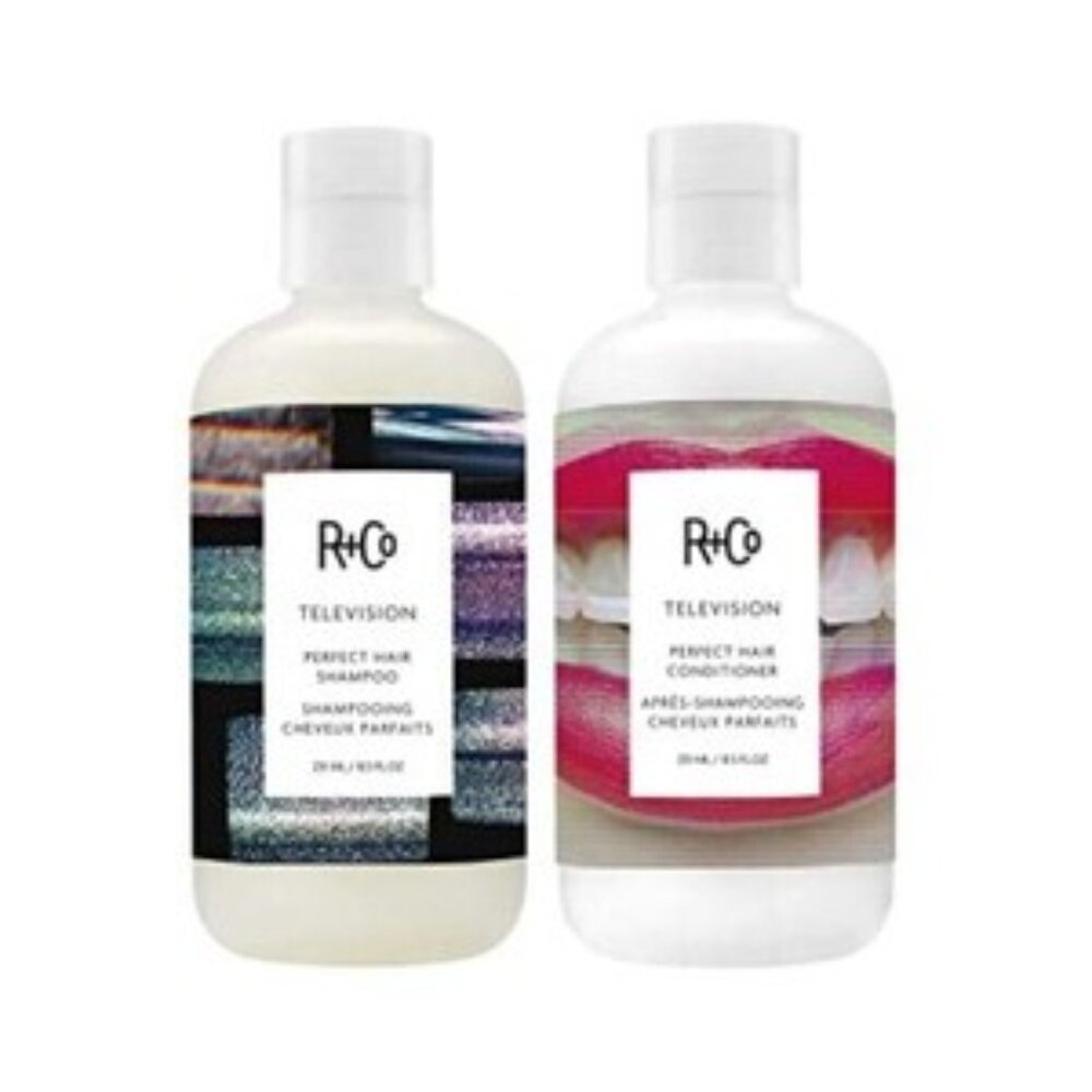 R+Co DUO TELEVISION Perfect Hair Shampoo & Conditioner- 8.5oz